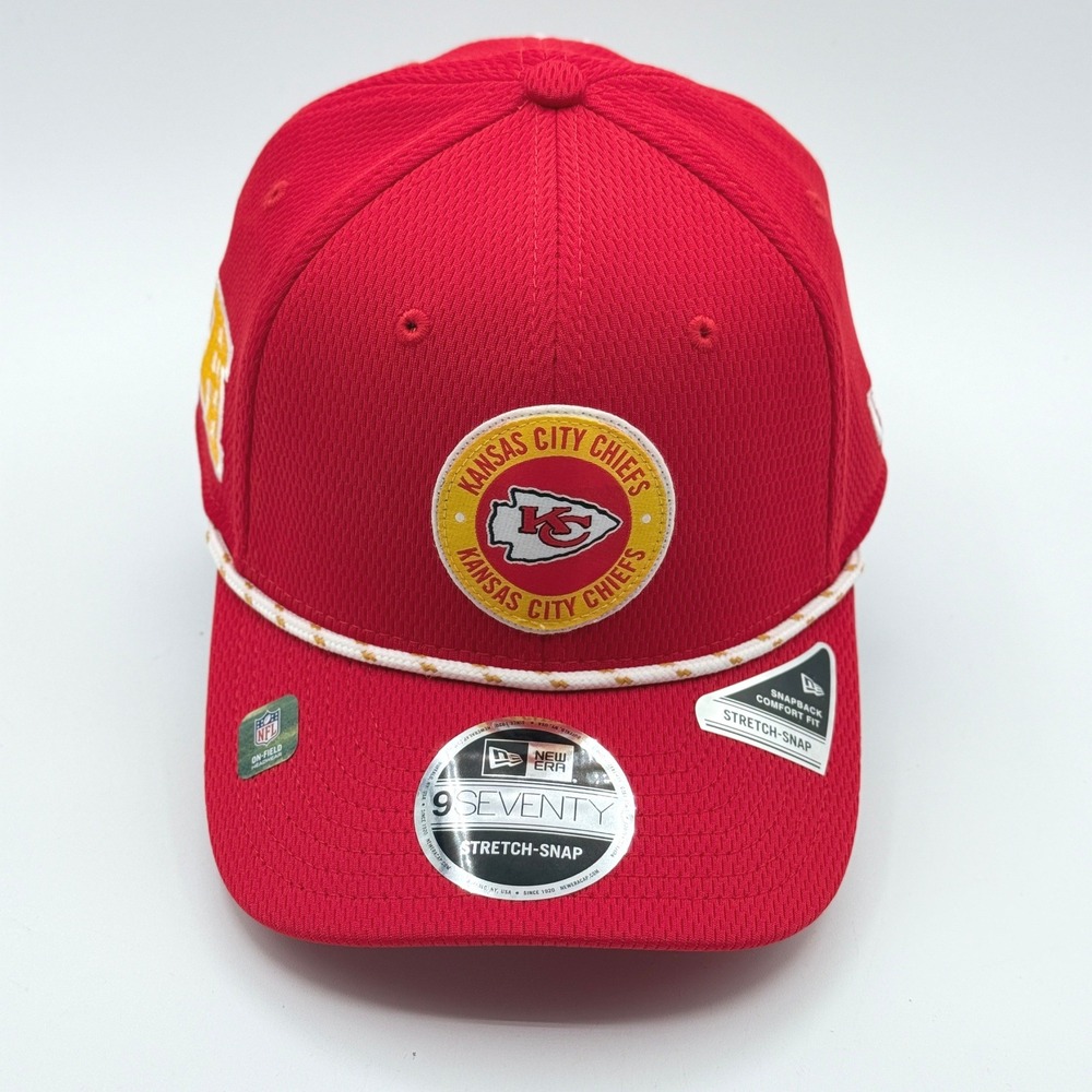 Kansas City‎ Chiefs Snapback New Era 970 Stretch Hat NEW